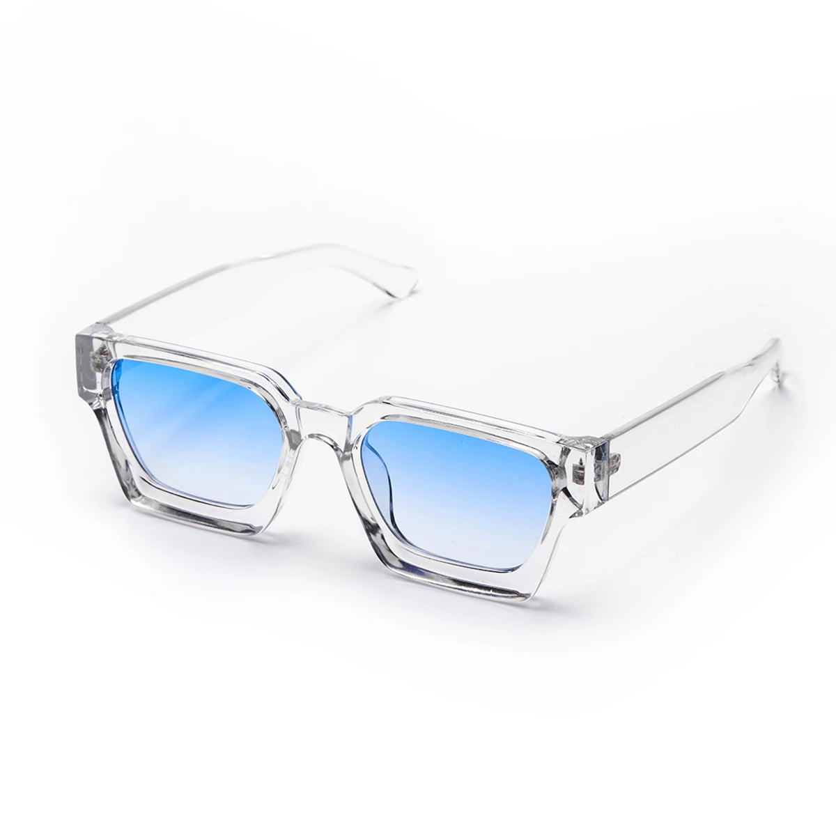 Ruiao 2025 Luxury Premium Black Designer Square Sunglasses – Unisex for Men & Women
