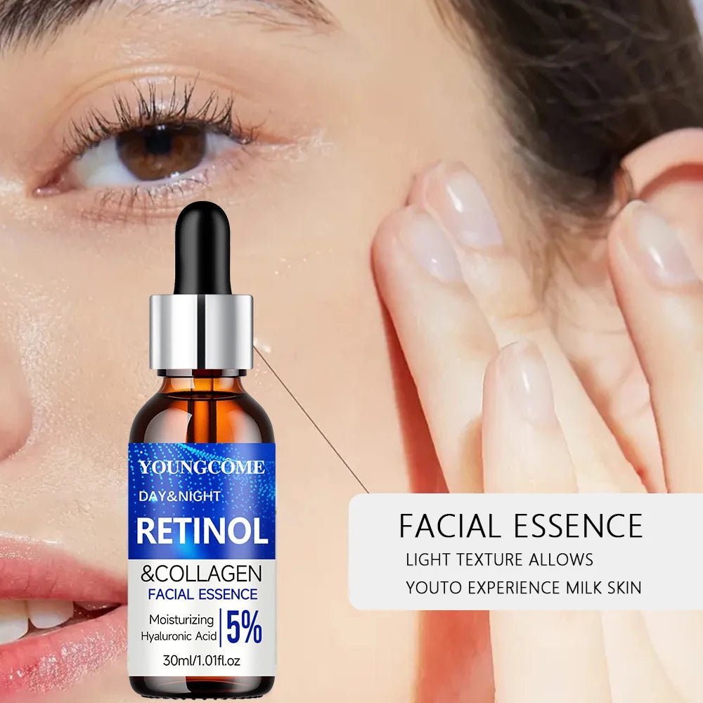 Retinol Cream & Serum Set – Anti-Wrinkle Skin Repair & Firming