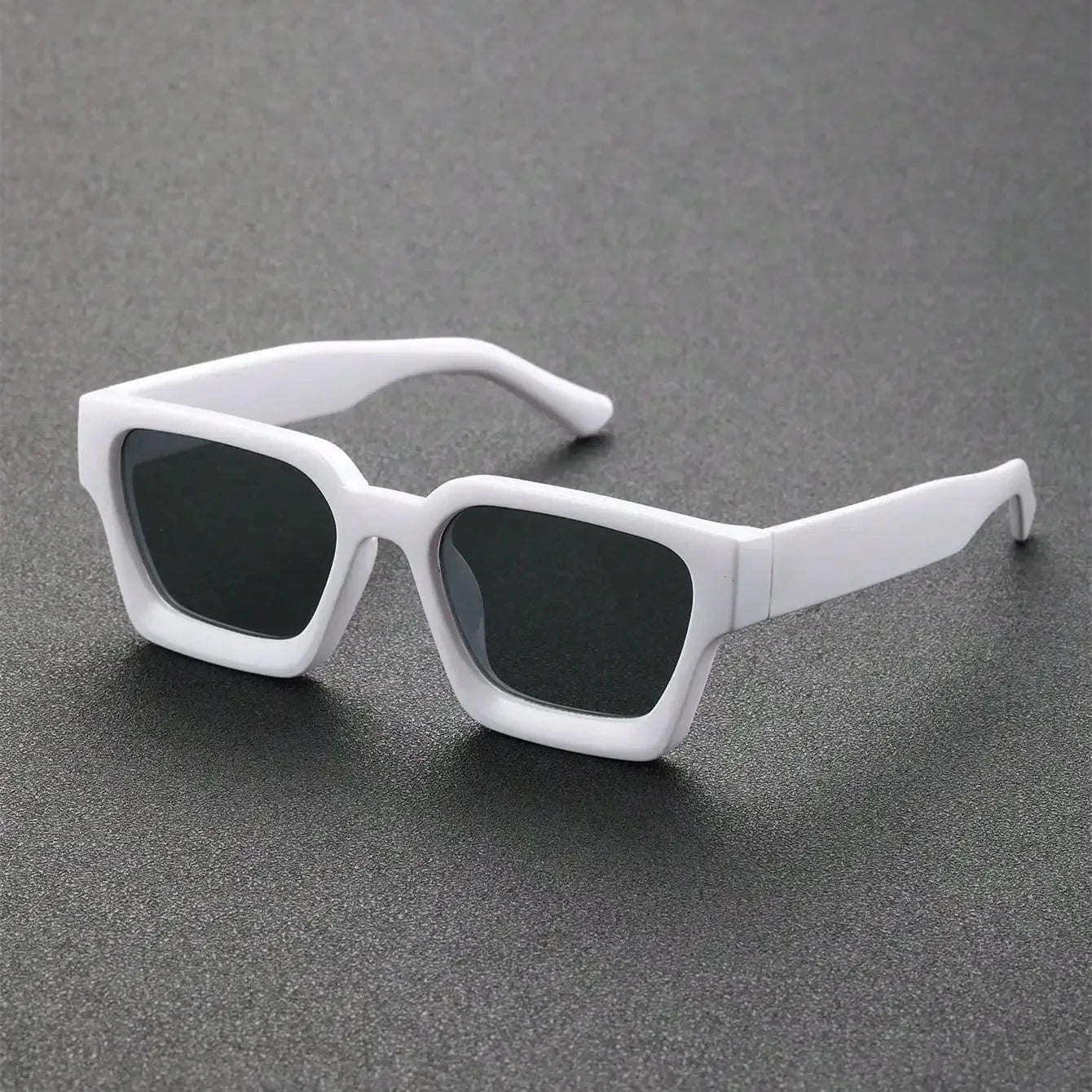 Retro Black Millionaire Shades – Luxury Designer Square Sunglasses for Men & Women 2025
