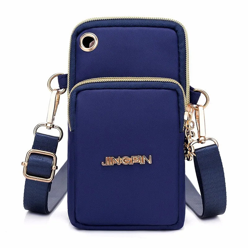 Waterproof Nylon Crossbody Bag – Small Messenger Shoulder Purse for Women