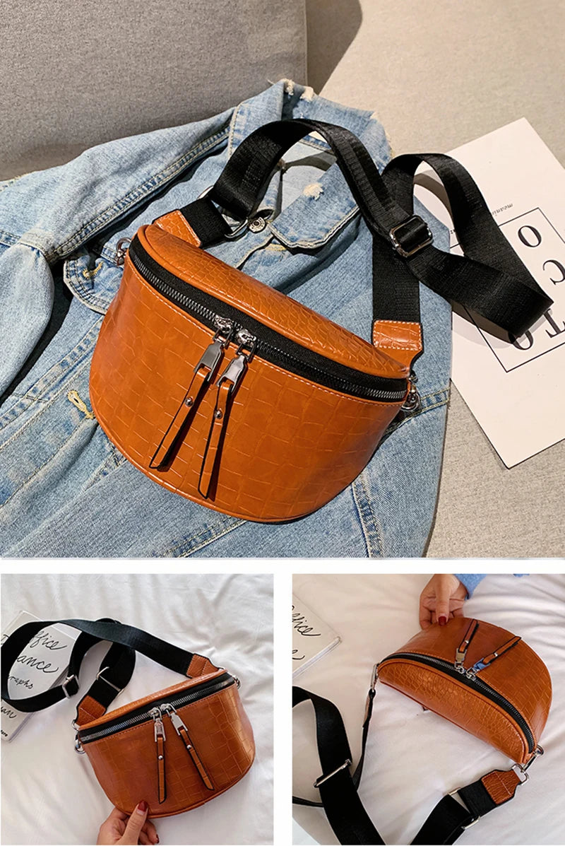 Luxury Designer Saddle Chest Bag – High-Quality Women’s Chain Crossbody & Hobo Purse