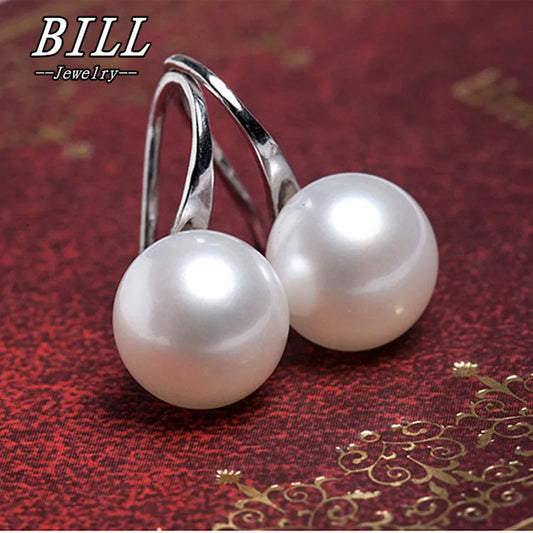 Pearl Crystal Stud Earrings – Elegant Women’s Fashion Jewelry