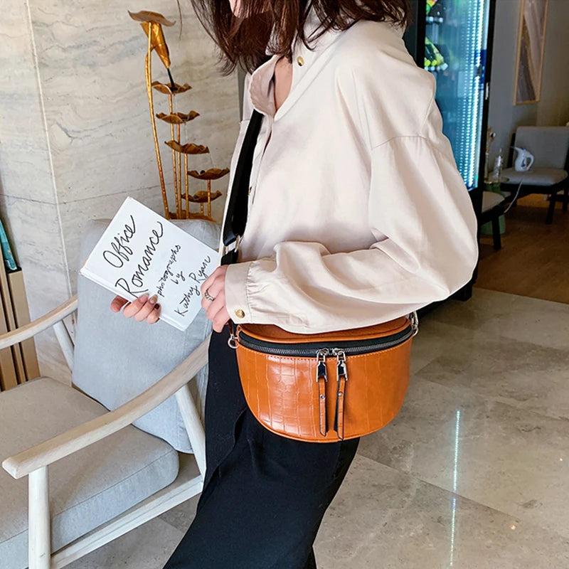 Luxury Designer Saddle Chest Bag – High-Quality Women’s Chain Crossbody & Hobo Purse