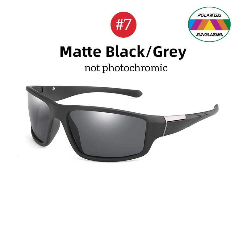 Photochromic Polarized Sports Sunglasses – Color Changing Driving Goggles for Men & Women 2025