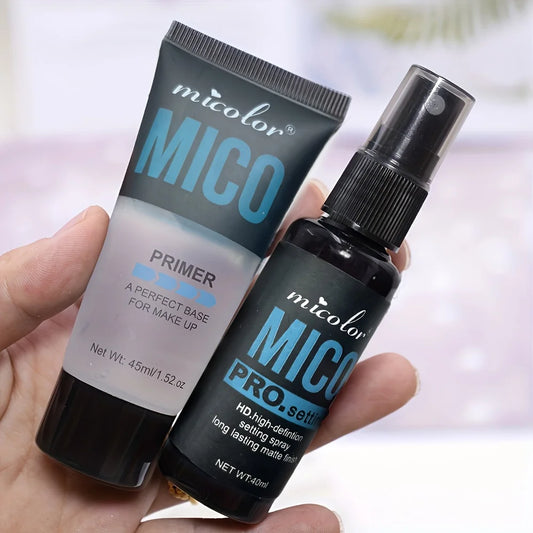 Makeup Primer & Setting Spray Set – Long-Lasting Pore-Blurring Finish