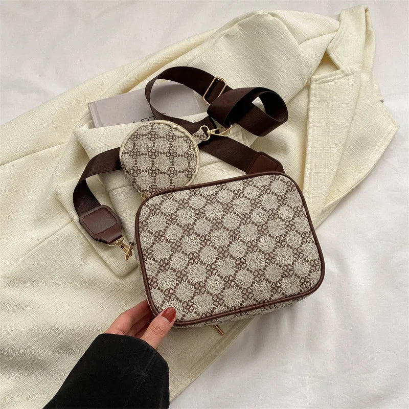 Vintage Pattern Shell Crossbody Bag – Small Luxury Designer Shoulder Purse for Women