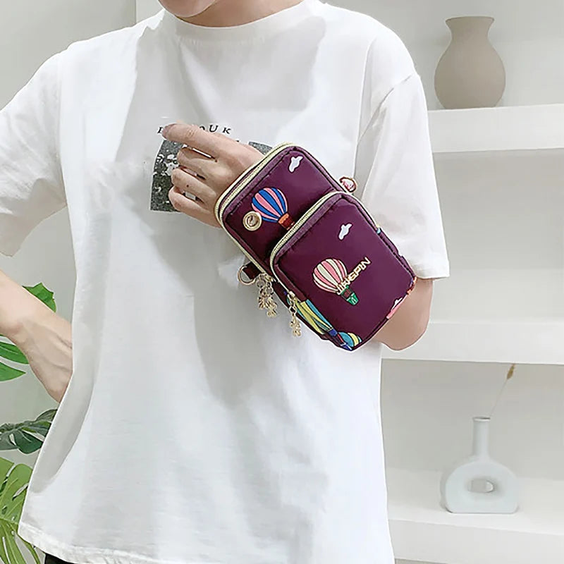Waterproof Nylon Crossbody Bag – Small Messenger Shoulder Purse for Women