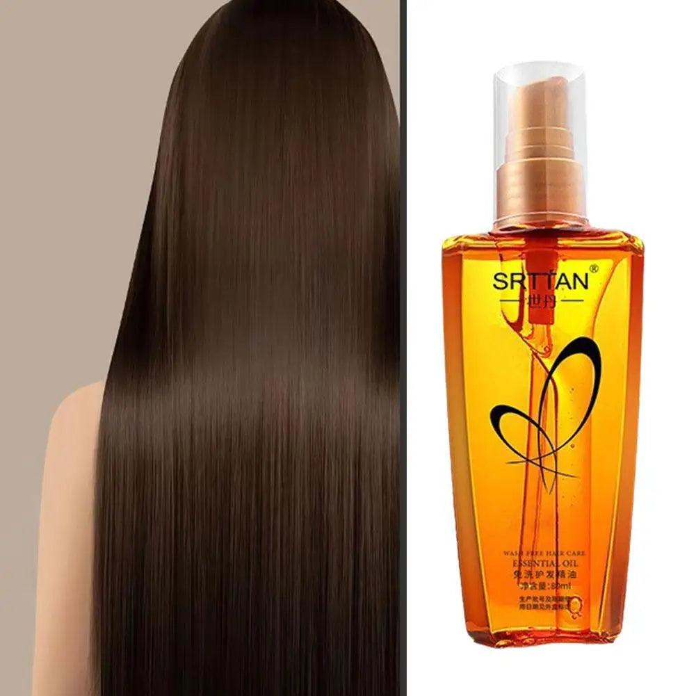 Argan Oil Hair Serum – Anti-Frizz, Split-End Repair & Glossy Shine