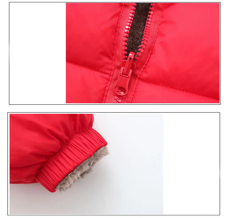 inter Baby Jacket – Cute Cartoon Hooded Warm Coat 2–6Y Kids Outerwear