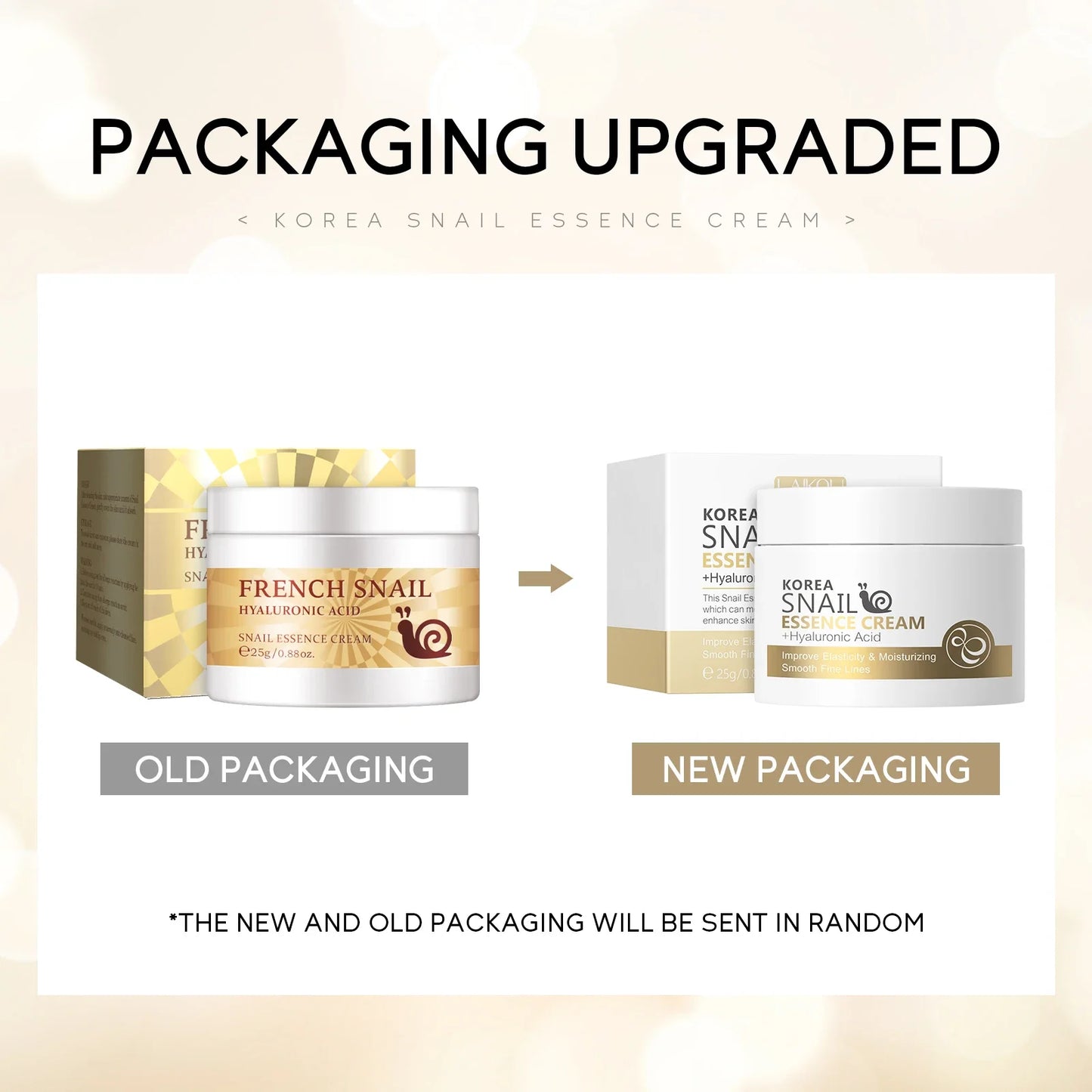 Snail Anti-Aging Cream – Collagen Moisturizing & Repair | Lifting, Firming, Smoothing, Brightening & Whitening Day Cream | Skincare
