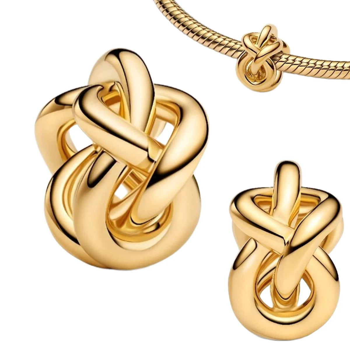 Gold Charms 925 Sterling Silver Beads – Starfish, Octopus & Shell Earrings for Women’s DIY Jewelry