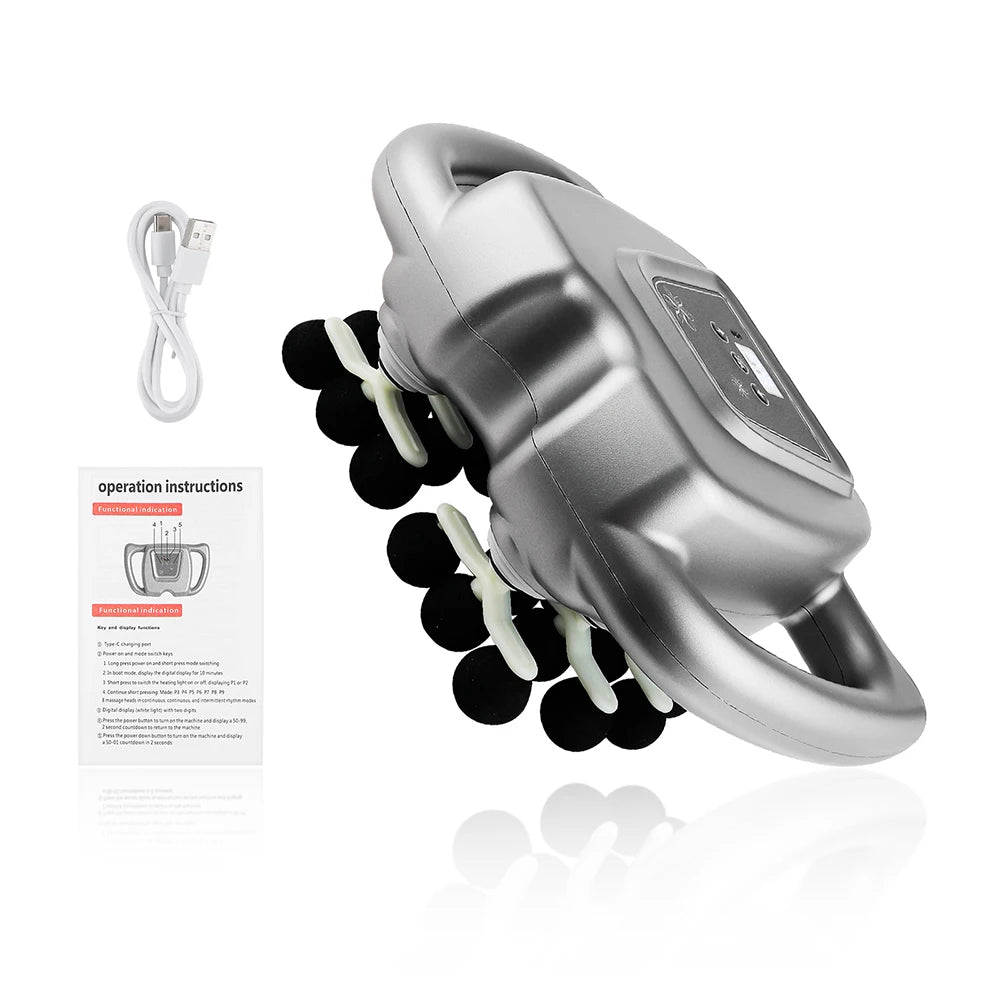 Fascia Gun – 42-Head High-Frequency Vibration Massage Gun | Full Body, Back, Waist, Neck & Shoulder Muscle Massager