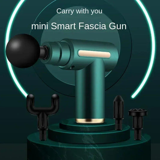 USB Mini Fascia Massage Gun – Portable Muscle Relaxation Vibrating Massager for Neck, Shoulder & Fitness Recovery
