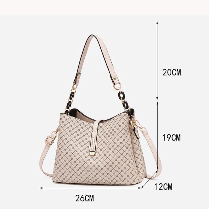 Fashion Women’s Bucket Crossbody Bag – Vintage Tassel PU Leather Designer Shoulder Bag