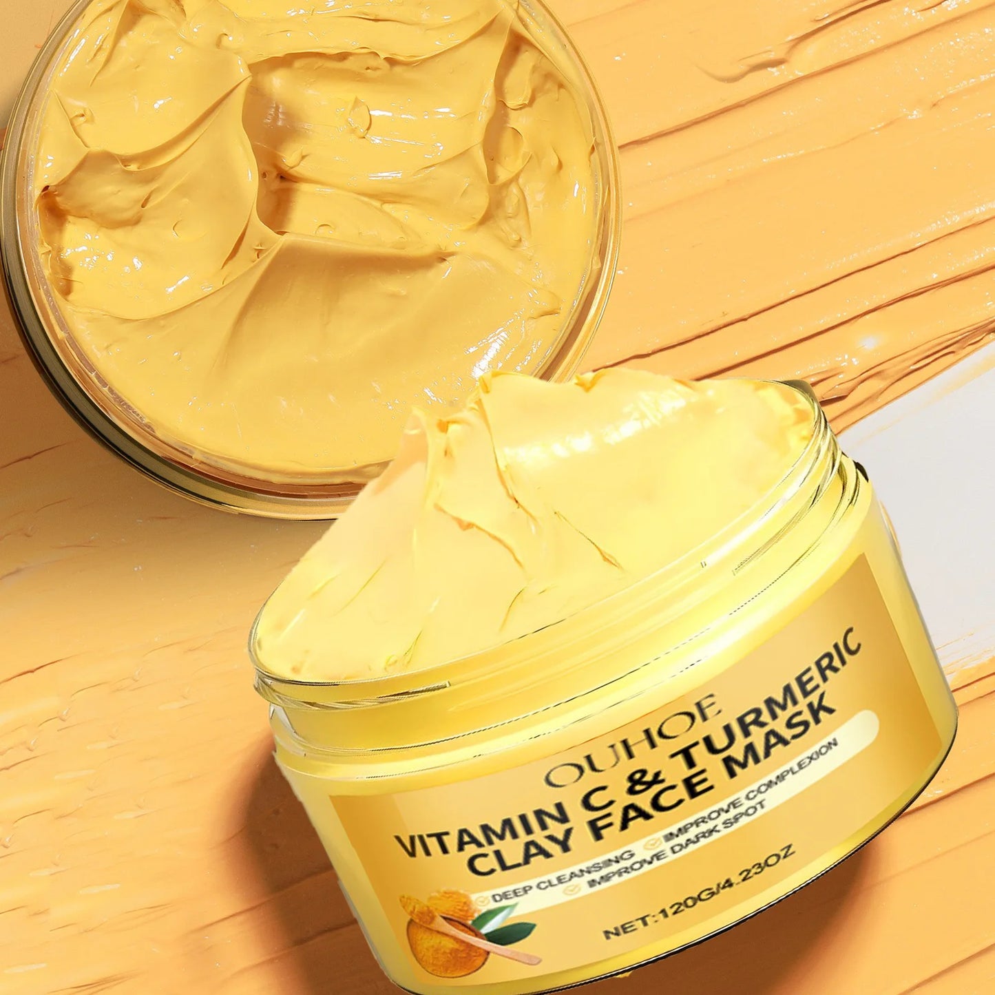 Vitamin C & Turmeric Face Mask – Deep Cleansing & Pore Care