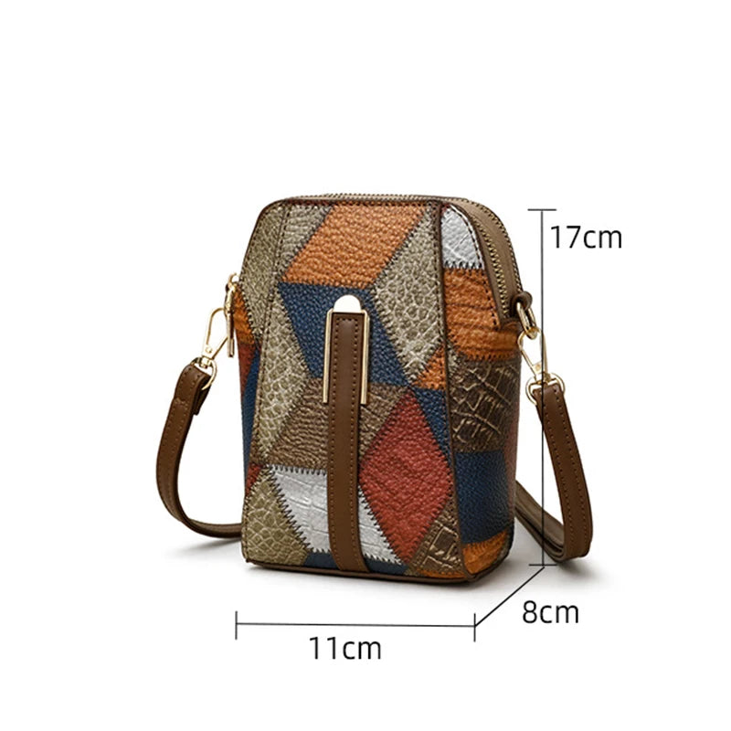 Fashion Women’s Luxury PU Leather Shoulder Crossbody – Small Shell Designer Phone Bag & Purse