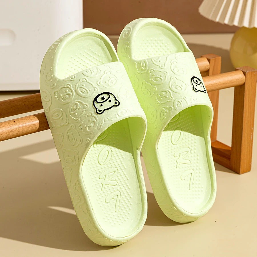 Little Bear Slide Slippers – Soft Non-Slip Unisex Summer Sandals