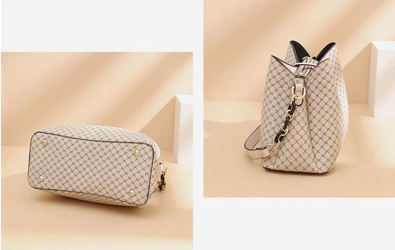 Fashion Women’s Bucket Crossbody Bag – Vintage Tassel PU Leather Designer Shoulder Bag