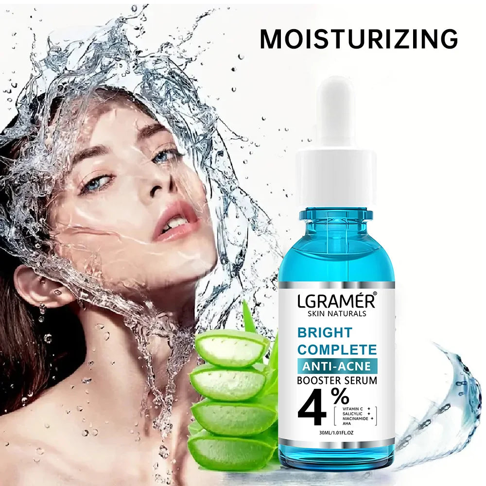 Garnier Bright Complete Facial Essence – 30X Vitamin C & Niacinamide Enhanced Serum for Acne Repair, Brightening & Skin Renewal