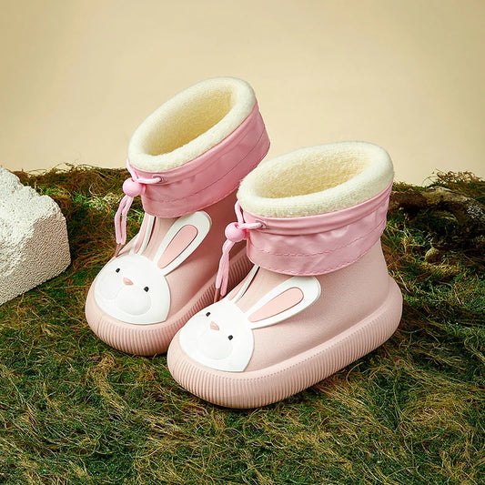 Children Cartoon Rain Boots Waterproof Non-Slip Rubber Shoes