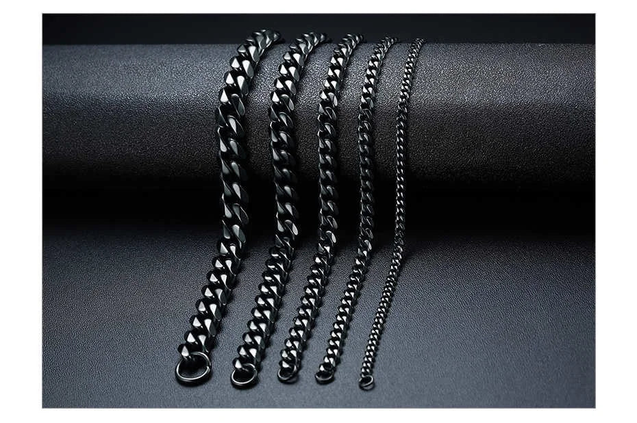 Stainless Steel Cuban Link Bracelet – Mens & Womens Unisex Jewelry