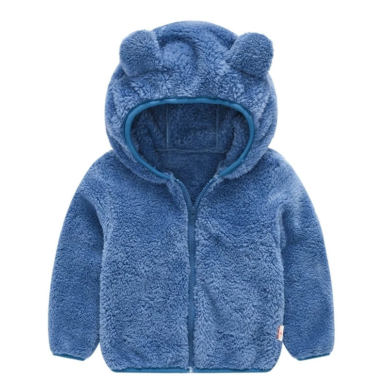 inter Baby Jacket – Cute Cartoon Hooded Warm Coat 2–6Y Kids Outerwear