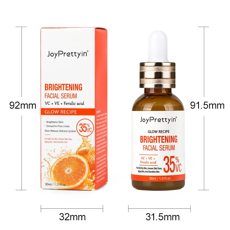 Vitamin C Whitening & Hyaluronic Acid Facial Serum – Moisturizing, Anti-Aging, Brightening & Firming Skin Care Essence