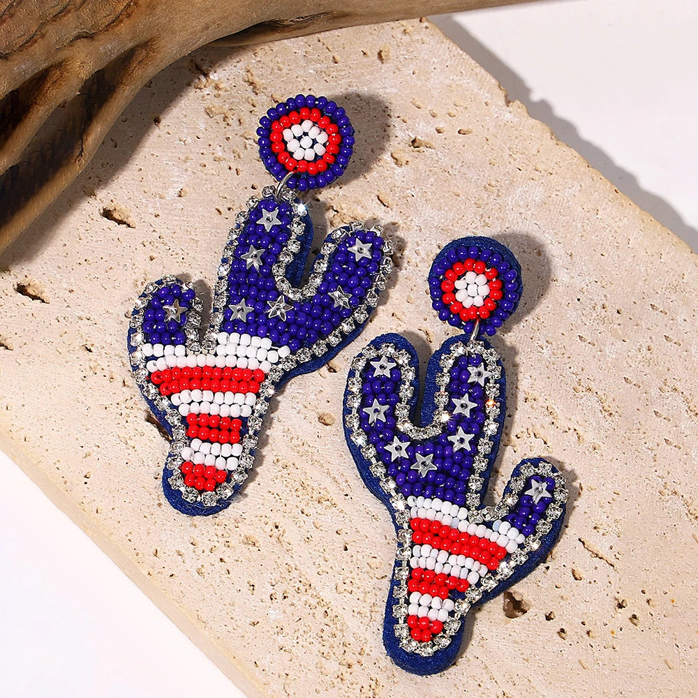 Bohemian Starfish Lobster Conch Earrings – Handmade Summer Beach Jewelry