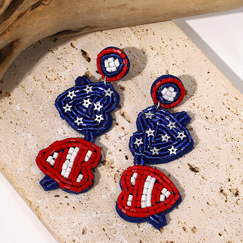 Bohemian Starfish Lobster Conch Earrings – Handmade Summer Beach Jewelry