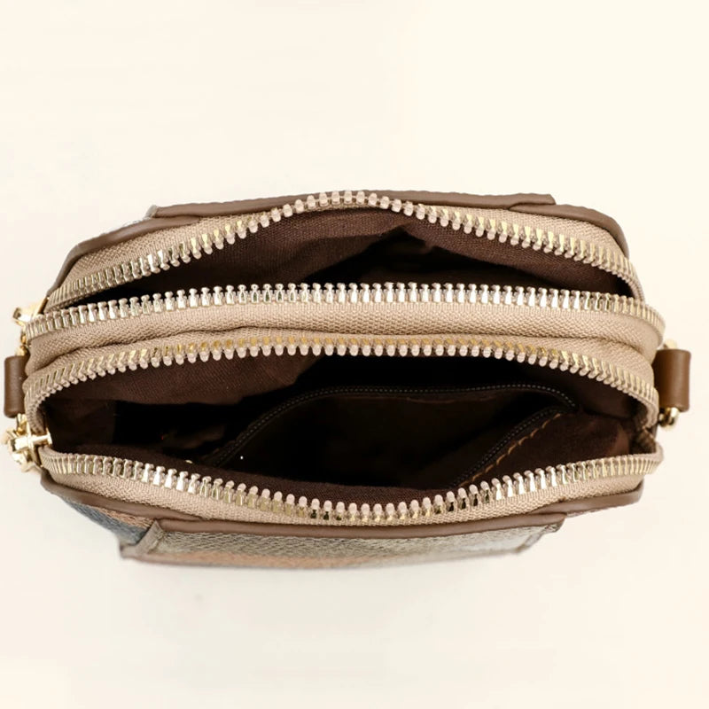 Fashion Women’s Luxury PU Leather Shoulder Crossbody – Small Shell Designer Phone Bag & Purse
