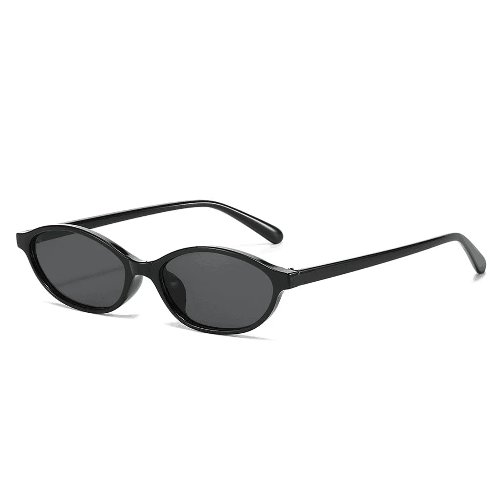 2025 Women’s Leopard Brown Sunglasses – Retro Oval Small Frame Fashion Eyewear
