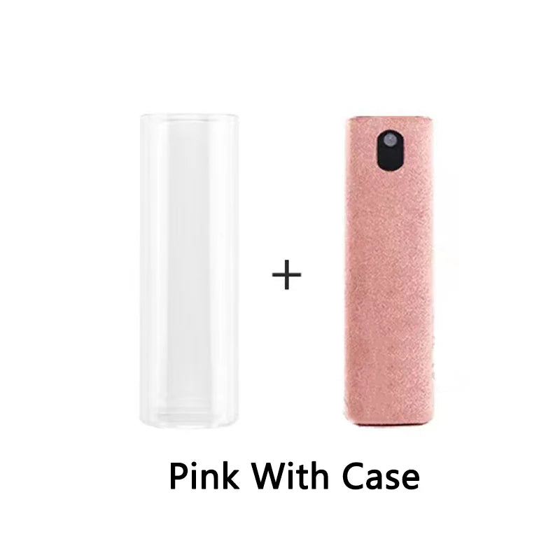 2-in-1 Screen Cleaner Spray Bottle with Microfiber Cloth – Cleaning Tool for Phone, Tablet, Laptop & PC