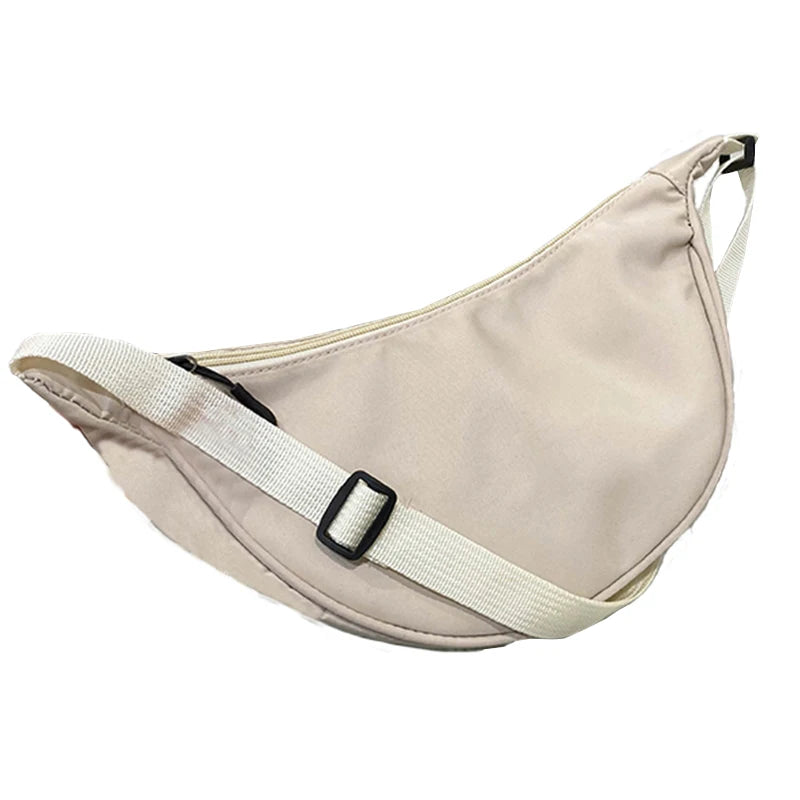 Women’s Dumpling Shoulder Bag – Crossbody Fashion Handbag with Zipper
