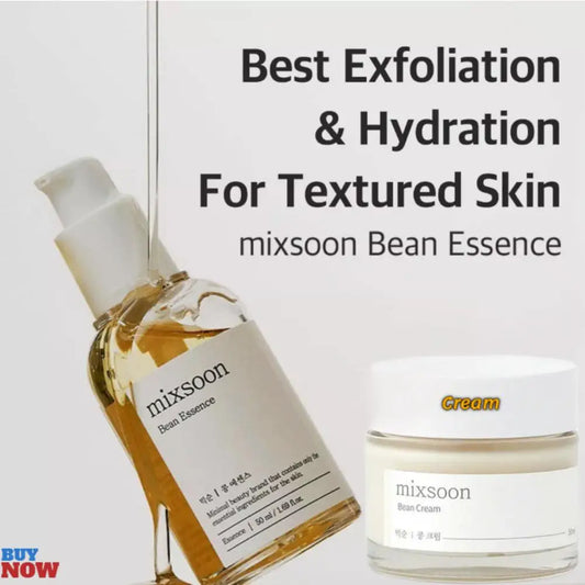 50ML High-End Korean Facial Serum – Mixsoon Soybean Essence, Skin Repair, Anti-Aging, Fade Dark Spots, Exfoliating & Nourishing Skincare