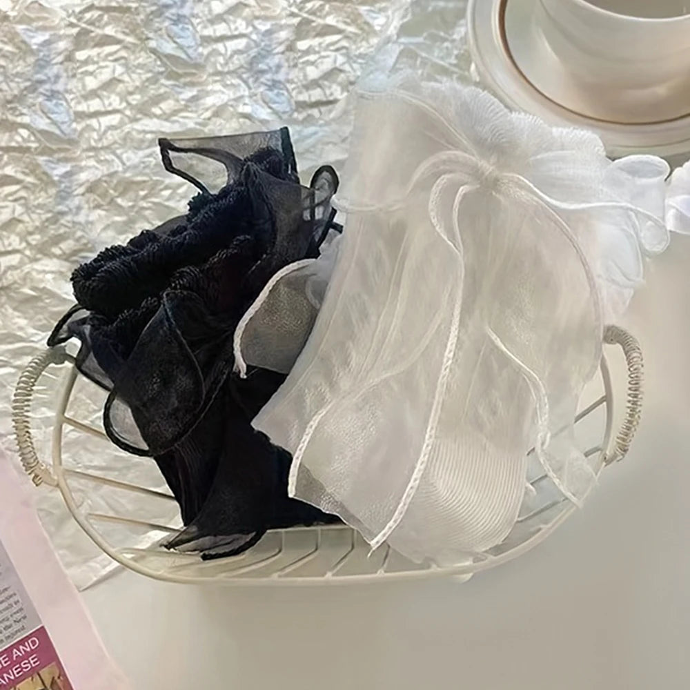Kawaii Lace Ankle Socks – 6 Pairs Japanese Ruffle Style