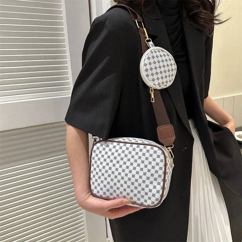 Vintage Pattern Shell Crossbody Bag – Small Luxury Designer Shoulder Purse for Women