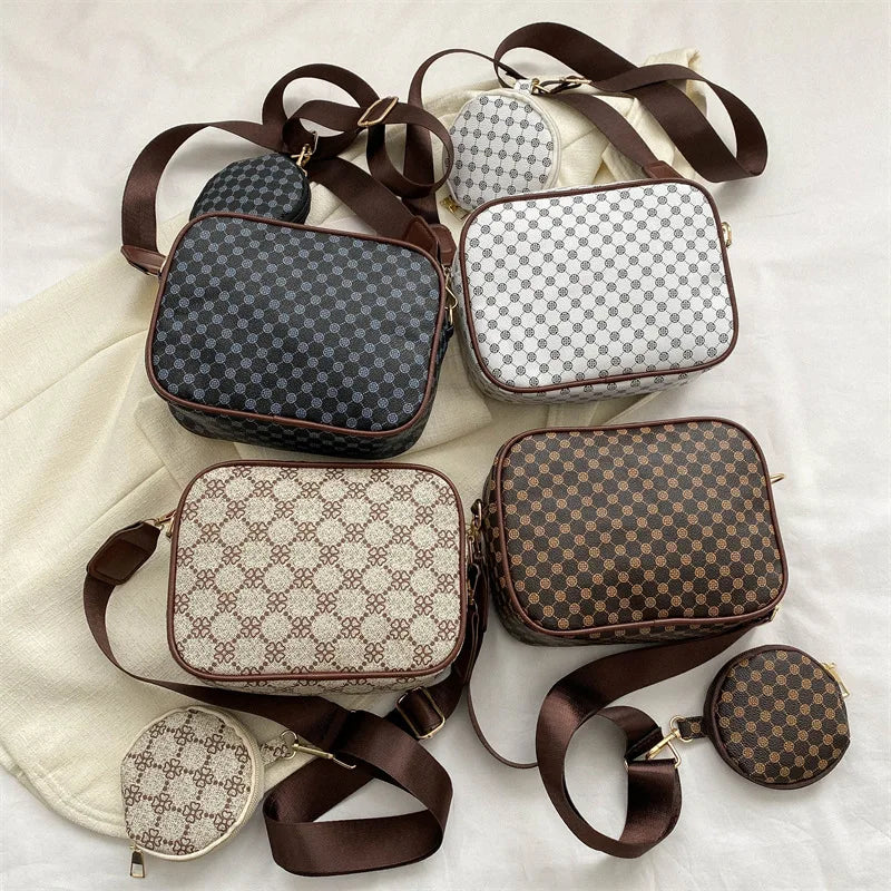 Vintage Pattern Shell Crossbody Bag – Small Luxury Designer Shoulder Purse for Women
