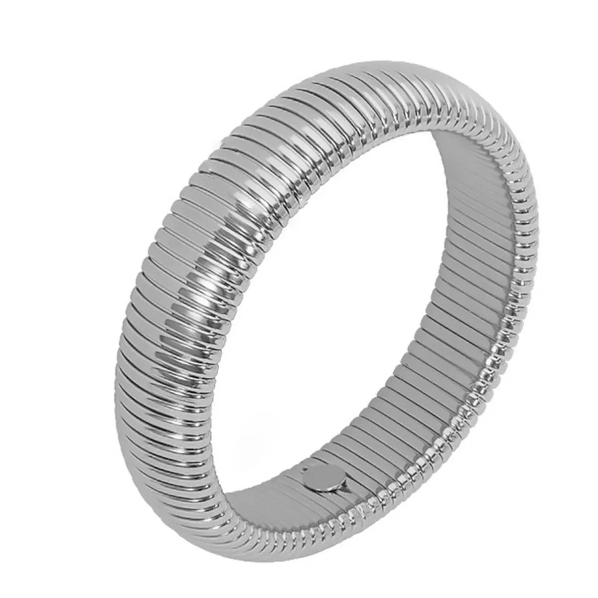 Waterproof 18K Gold Plated Stainless Steel Thick Bracelet – Unisex Jewelry