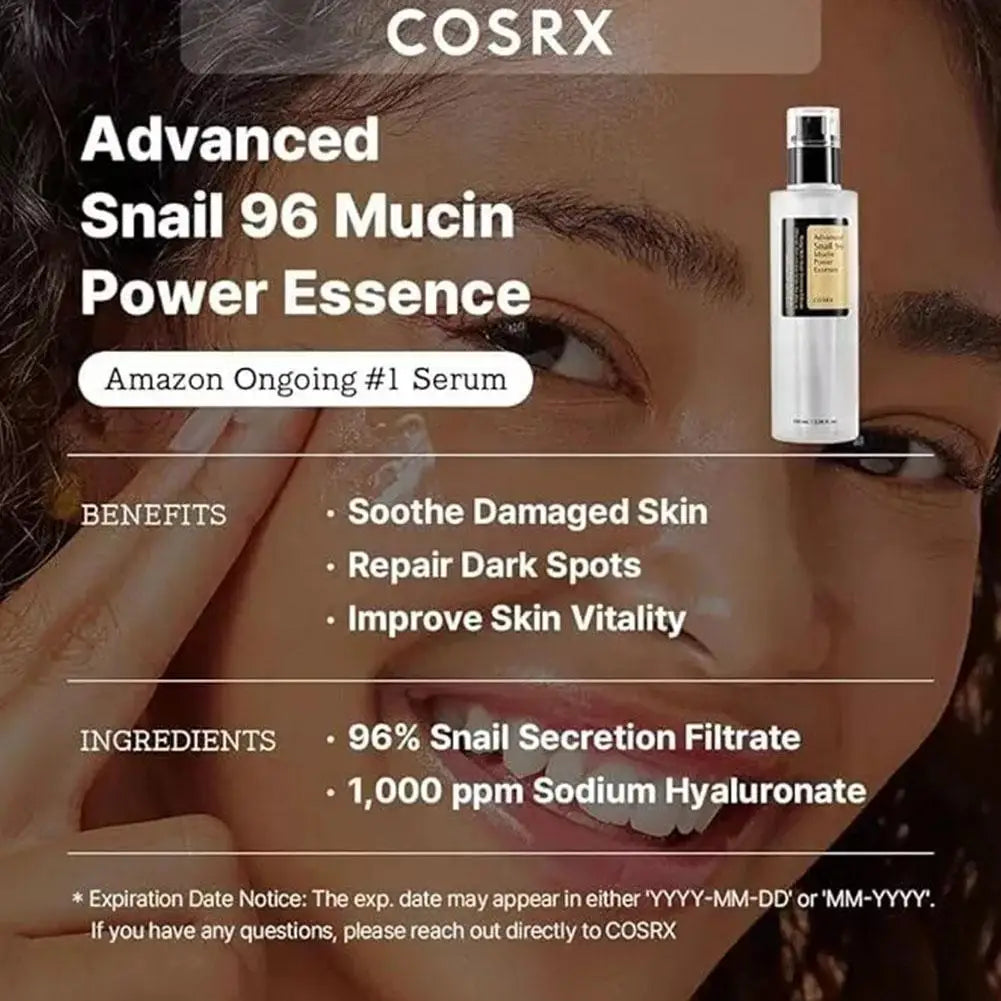 Advanced Snail 96 Mucin Power Essence/Cleanser/Cream – Korean Skincare for Deep Moisturizing & Nourishing Facial Care