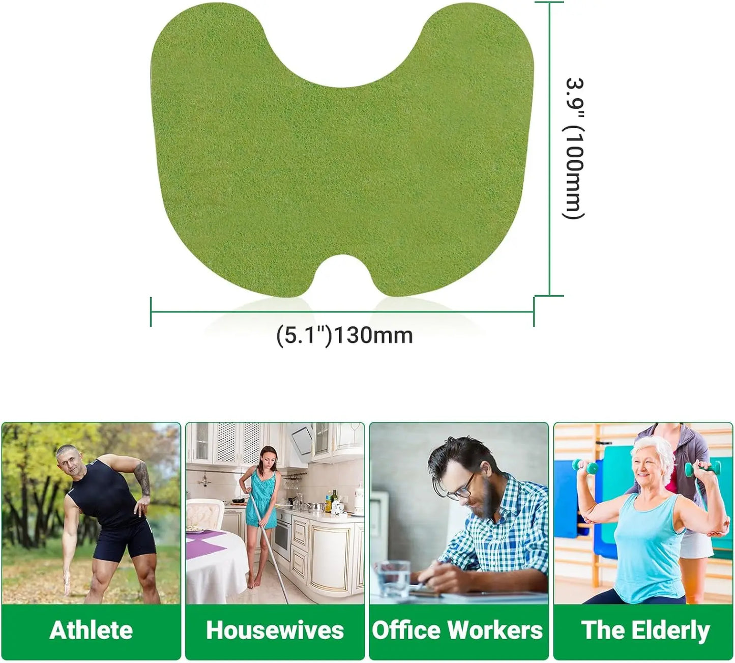 72/60/36/12 PCS Knee & Muscle Patches – Long-Lasting Sports Yoga Warmth Stickers for Full Body Muscle Care