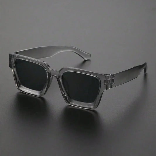 Retro Black Millionaire Shades – Luxury Designer Square Sunglasses for Men & Women 2025