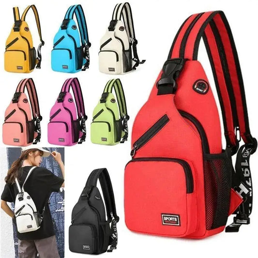 New Chest Bag Leisure Unisex Shoulder Messenger Multifunctional Backpack