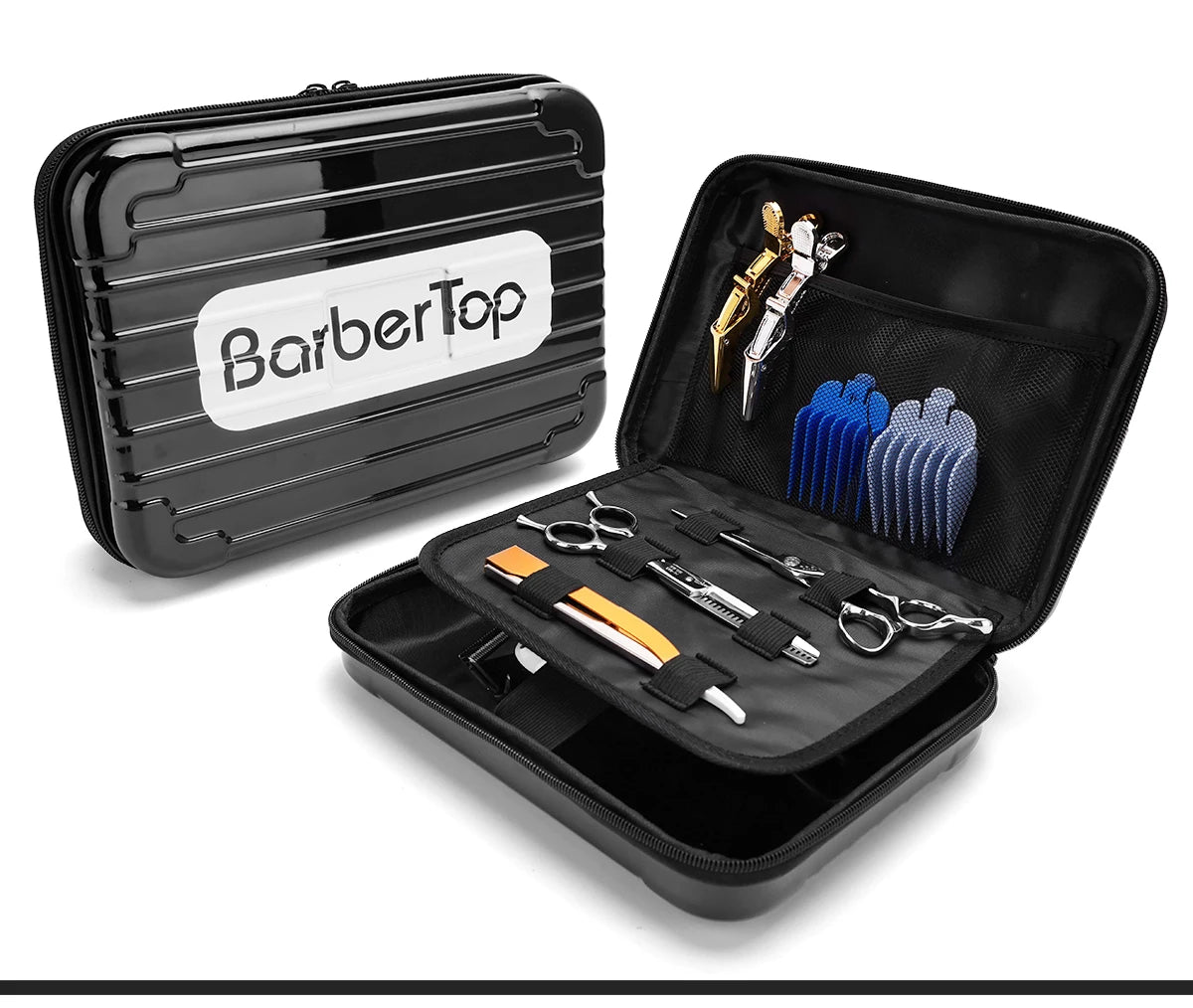 Portable Hair Scissors Case – Waterproof Shockproof Barber Tool Storage Bag