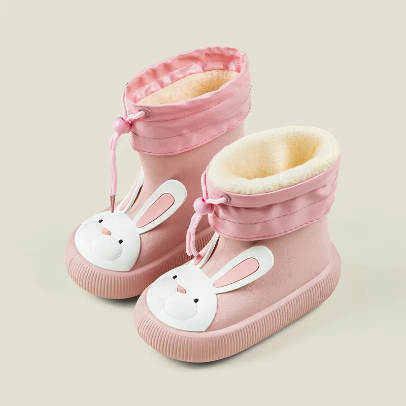 Children Cartoon Rain Boots Waterproof Non-Slip Rubber Shoes