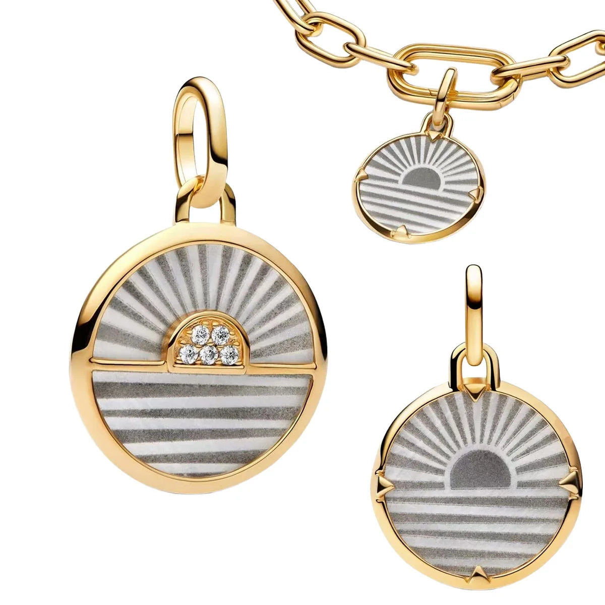 Gold Charms 925 Sterling Silver Beads – Starfish, Octopus & Shell Earrings for Women’s DIY Jewelry