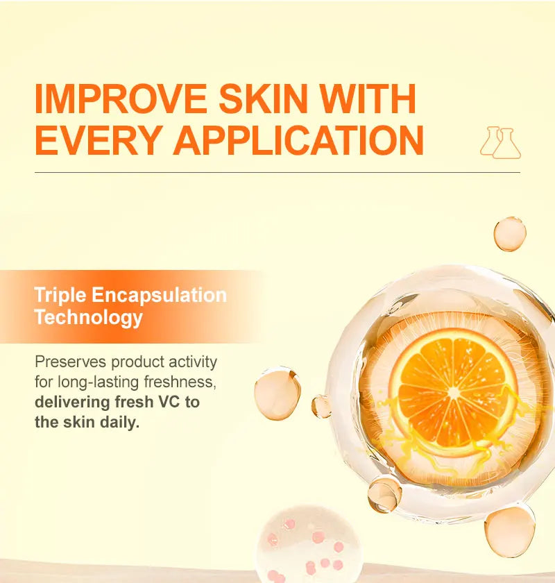 Vitamin C Whitening & Hyaluronic Acid Facial Serum – Moisturizing, Anti-Aging, Brightening & Firming Skin Care Essence