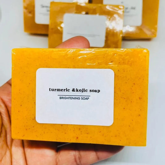 Turmeric Kojic Soap – Brightening Handmade Facial & Body Bar