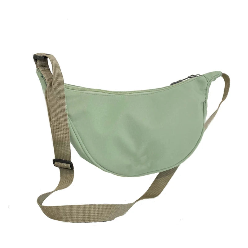 Women’s Dumpling Shoulder Bag – Crossbody Fashion Handbag with Zipper