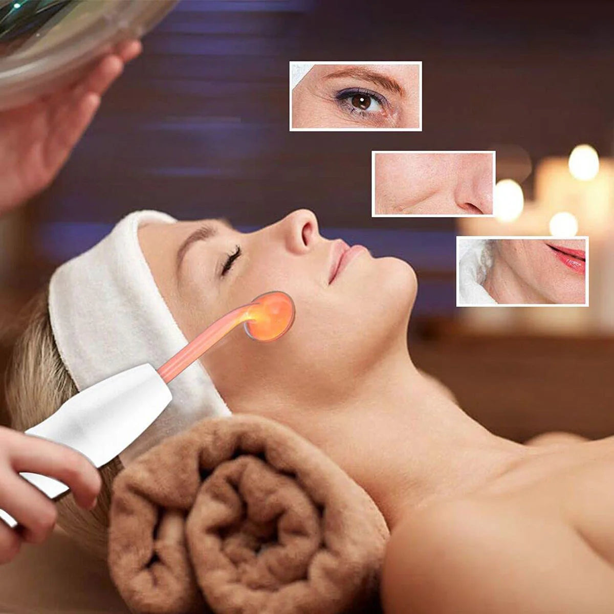 4-in-1 Handheld Microcurrent Facial Device – Skin Care Face Tool
