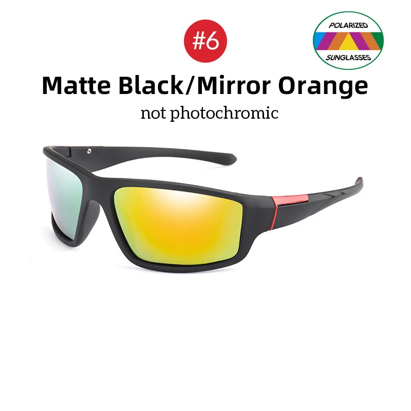 Photochromic Polarized Sports Sunglasses – Color Changing Driving Goggles for Men & Women 2025